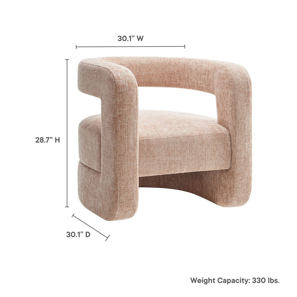 EEI-6991 Jaylin Upholstered Chenille Accent Chair by Modway
