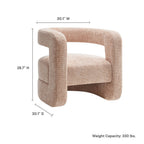 EEI-6991 Jaylin Upholstered Chenille Accent Chair by Modway