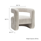 EEI-6991 Jaylin Upholstered Chenille Accent Chair by Modway