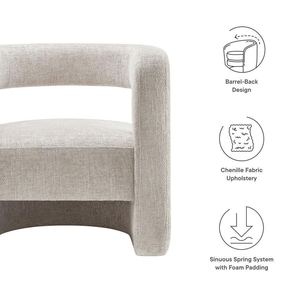 EEI-6991 Jaylin Upholstered Chenille Accent Chair by Modway