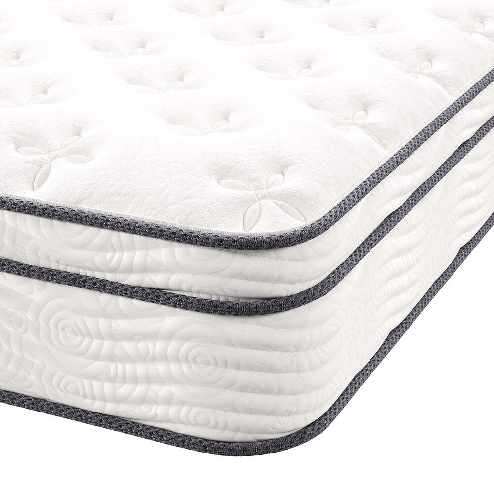 MOD-5769-WHI Jenna 10" Innerspring and Foam Full Mattress by Modway