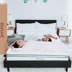 MOD-5771-WHI Jenna 10" Innerspring and Foam King Mattress by Modway