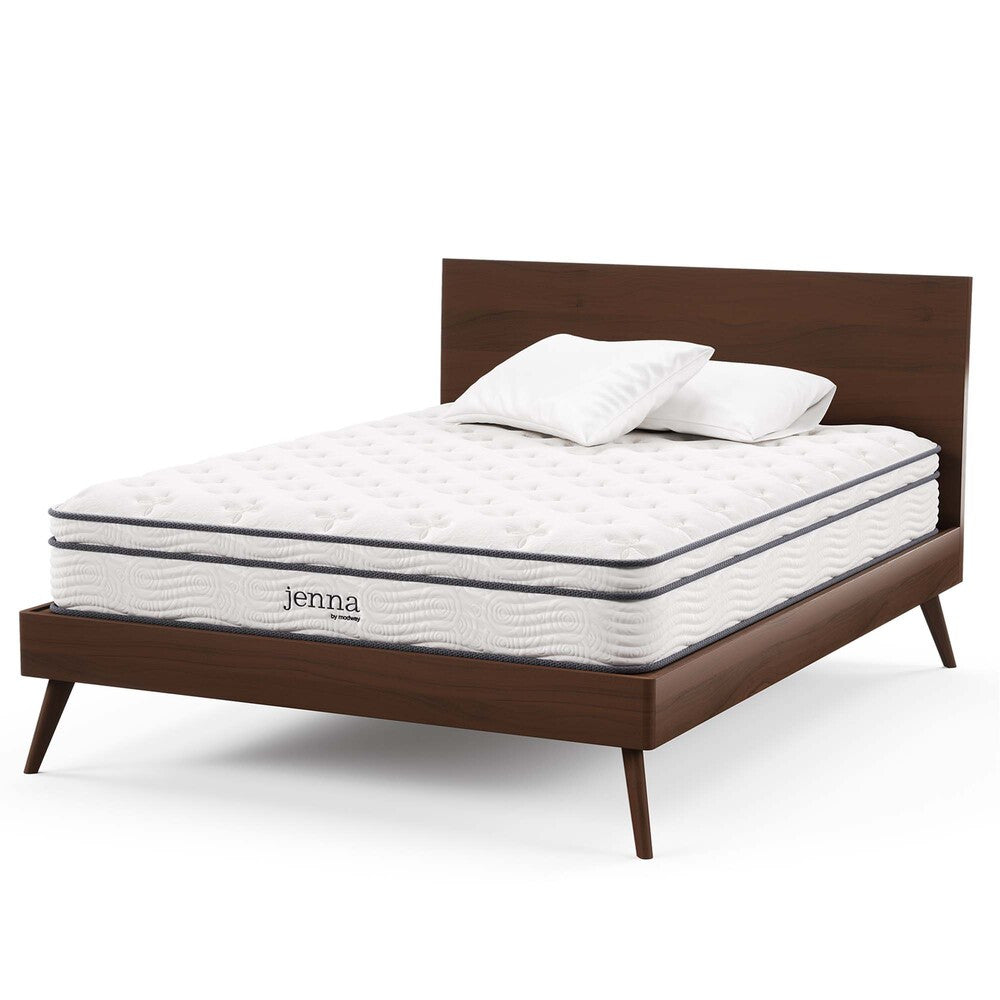 MOD-5770-WHI Jenna 10" Innerspring and Foam Queen Mattress by Modway