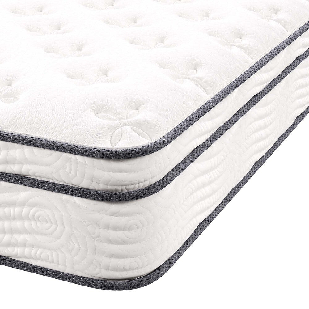 MOD-5770-WHI Jenna 10" Innerspring and Foam Queen Mattress by Modway