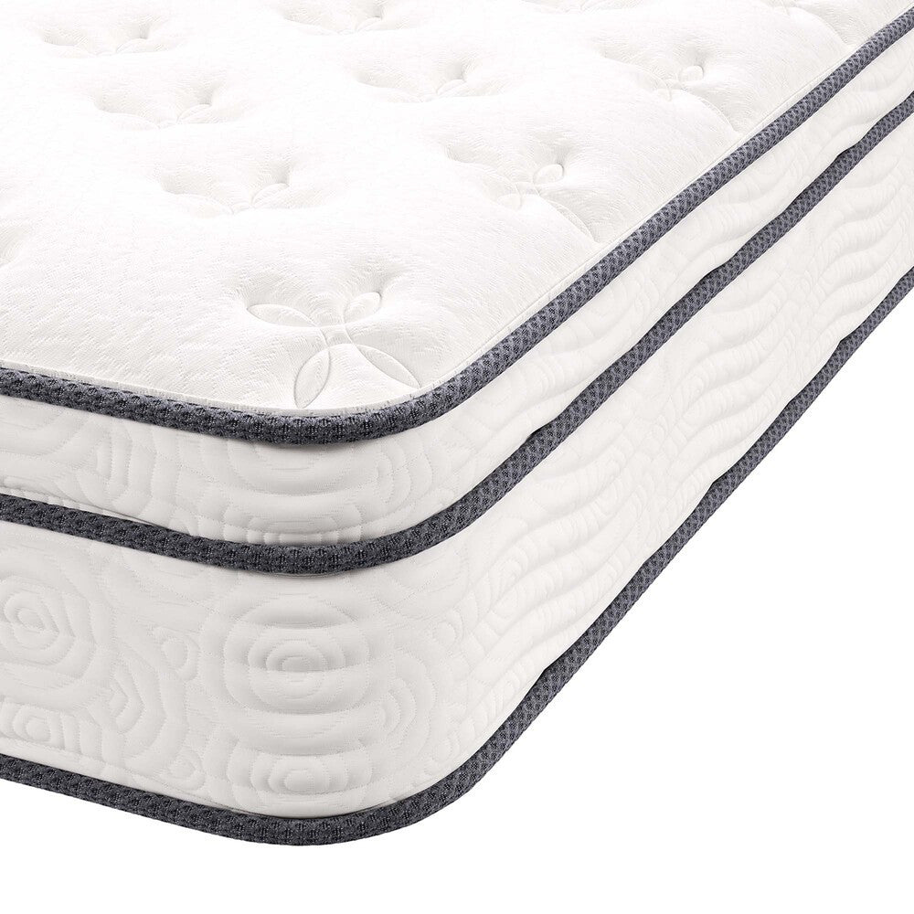 MOD-6363-WHI Jenna 10" Innerspring and Foam Twin XL Mattress by Modway