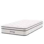 Modway MOD-6363-WHI Jenna 10" Innerspring and Foam Twin XL Mattress White