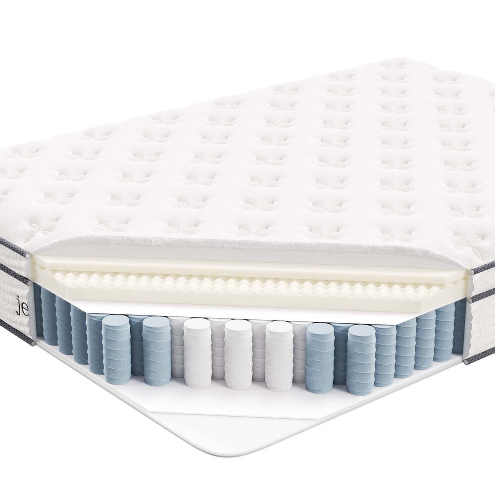 MOD-7088-WHI Jenna 12" Innerspring and Foam Full Mattress by Modway