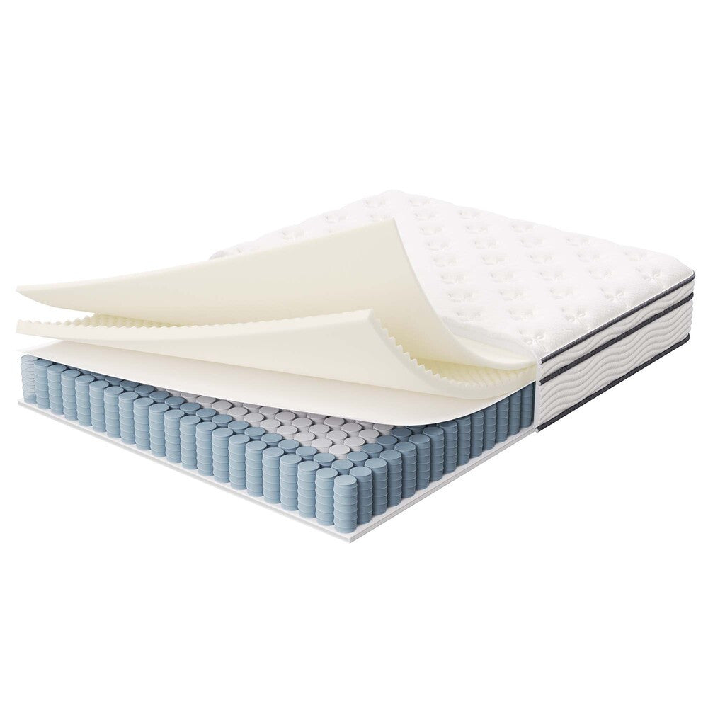 MOD-7088-WHI Jenna 12" Innerspring and Foam Full Mattress by Modway