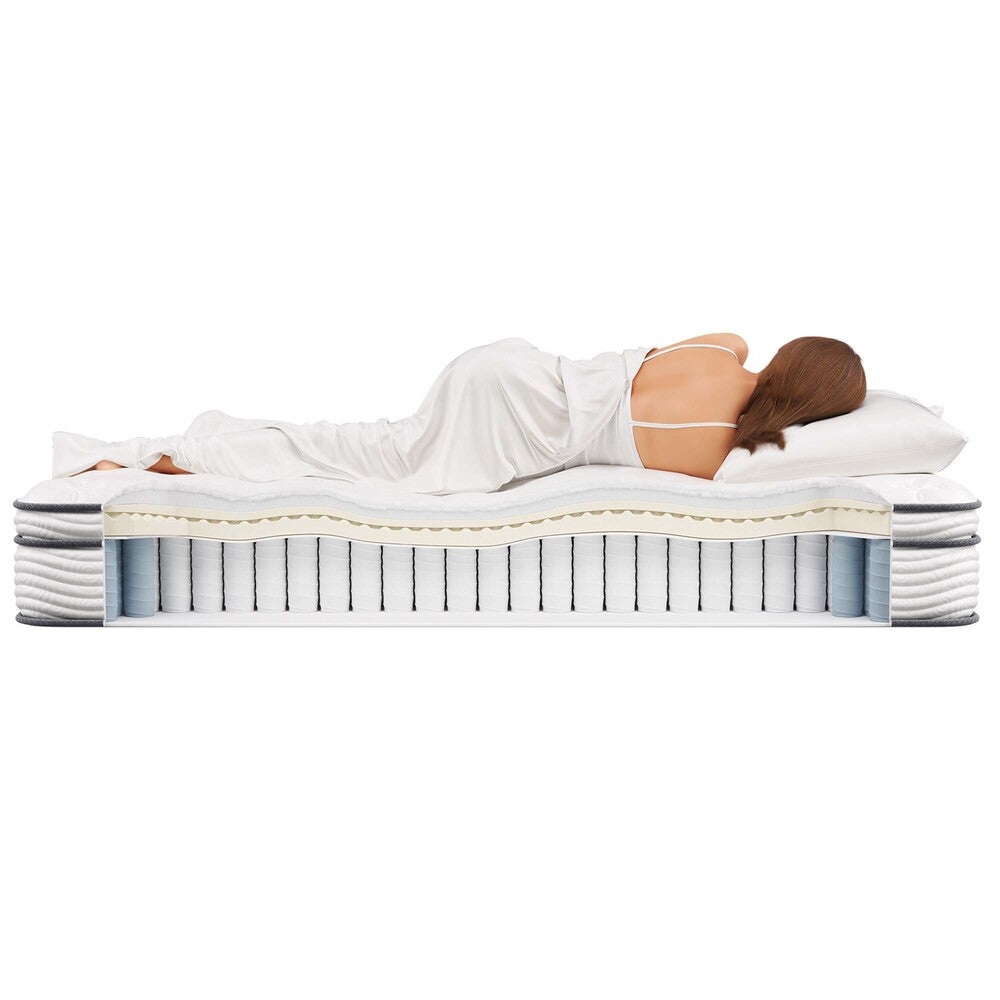 MOD-7088-WHI Jenna 12" Innerspring and Foam Full Mattress by Modway