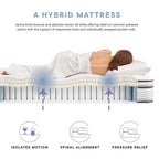 MOD-7088-WHI Jenna 12" Innerspring and Foam Full Mattress by Modway
