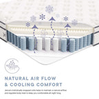 MOD-7088-WHI Jenna 12" Innerspring and Foam Full Mattress by Modway