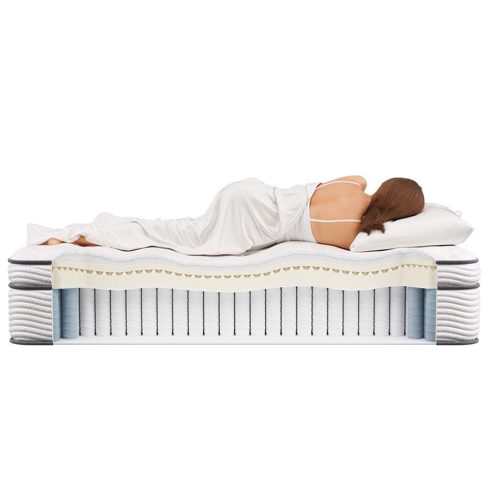 MOD-6083-WHI Jenna 14" Innerspring and Foam Full Mattress by Modway