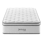 MOD-6082-WHI Jenna 14" Innerspring and Foam Twin Mattress by Modway