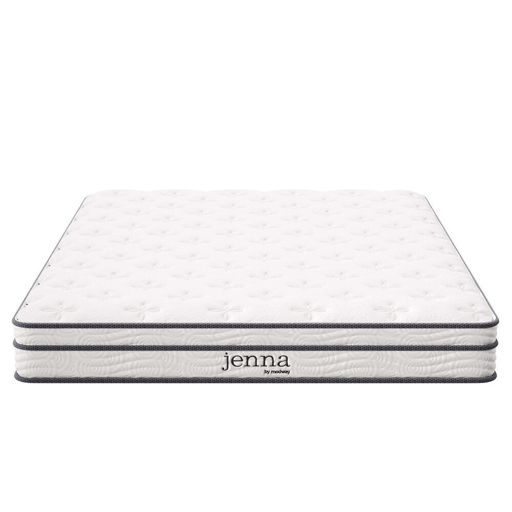 MOD-7094-WHI Jenna 6" Innerspring and Foam Full Mattress by Modway