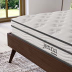 MOD-7096-WHI Jenna 6" Innerspring and Foam King Mattress by Modway