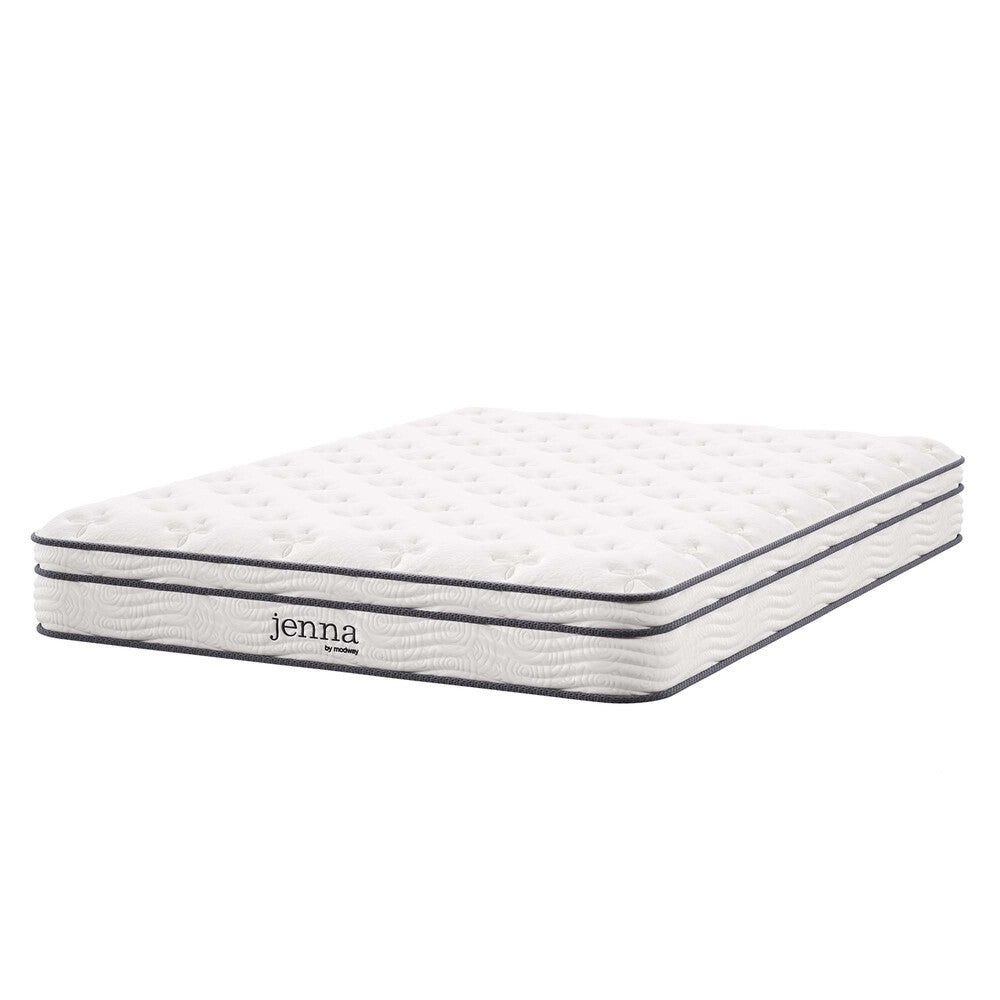 MOD-6134-WHI Jenna 8" Innerspring and Foam Full Mattress by Modway