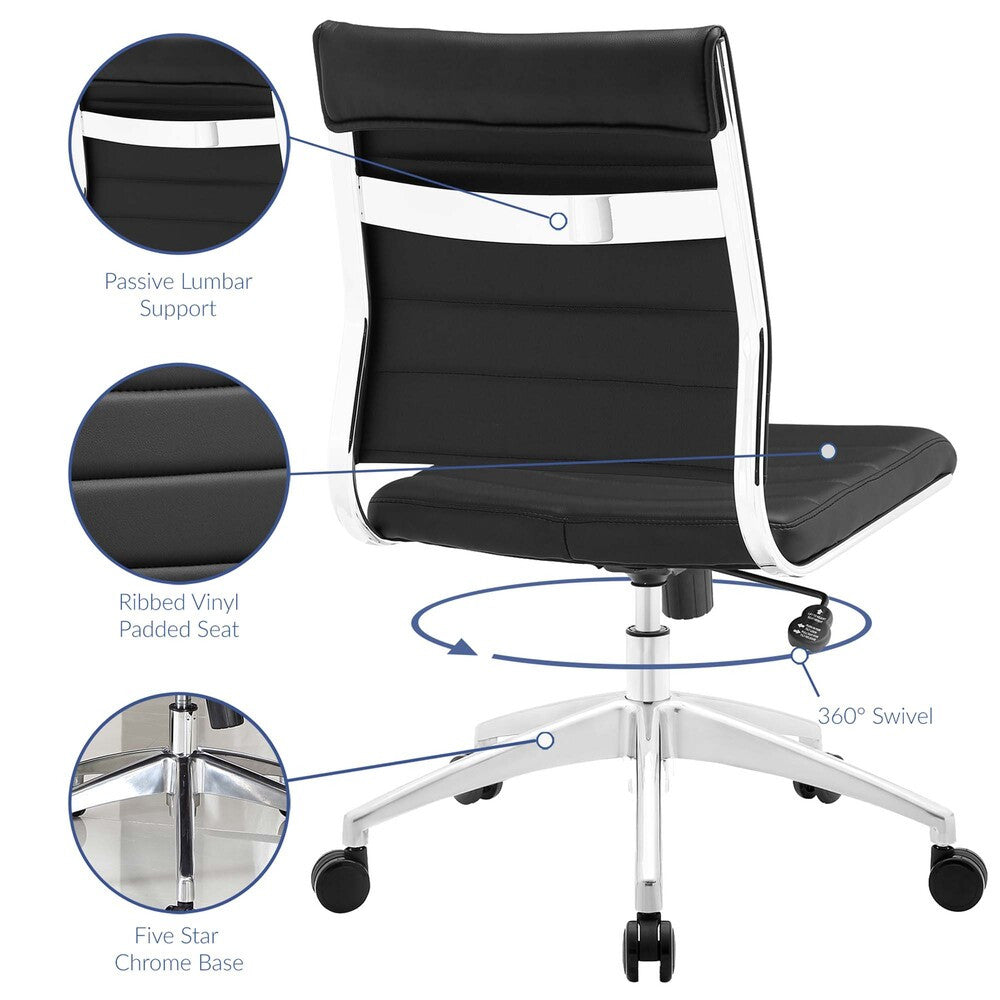 EEI-1525 Jive Armless Mid Back Office Chair by Modway