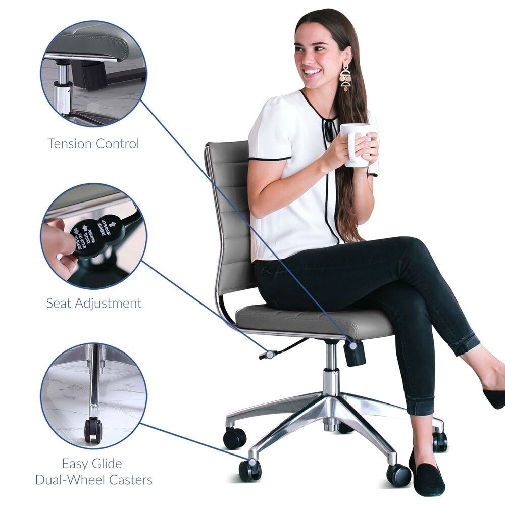 EEI-1525 Jive Armless Mid Back Office Chair by Modway