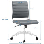EEI-1525 Jive Armless Mid Back Office Chair by Modway