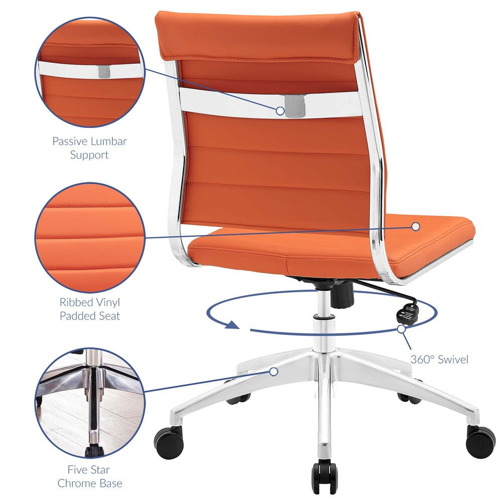 EEI-1525 Jive Armless Mid Back Office Chair by Modway