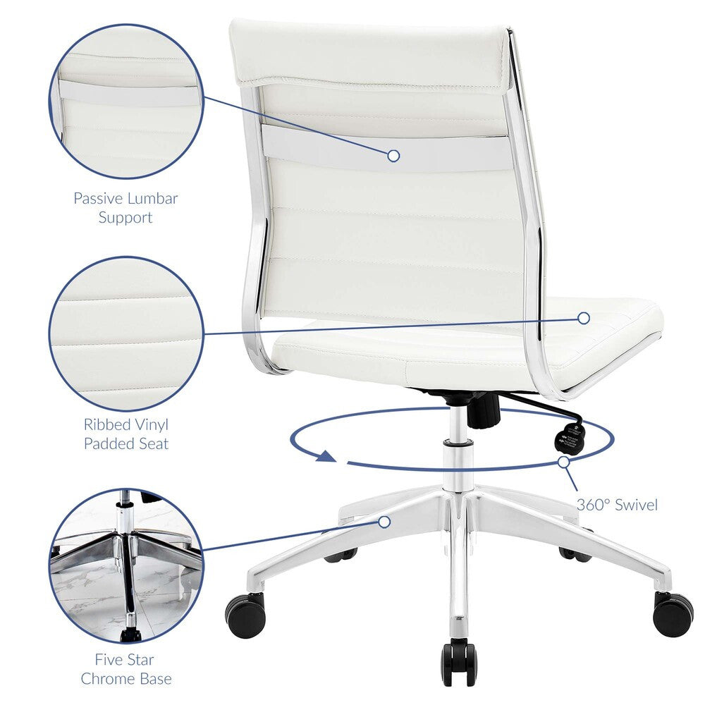 EEI-1525 Jive Armless Mid Back Office Chair by Modway