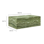 Modway Jordana Square Plinth Indoor - Outdoor Patio Concrete Coffee Table by Modway-EEI-7095