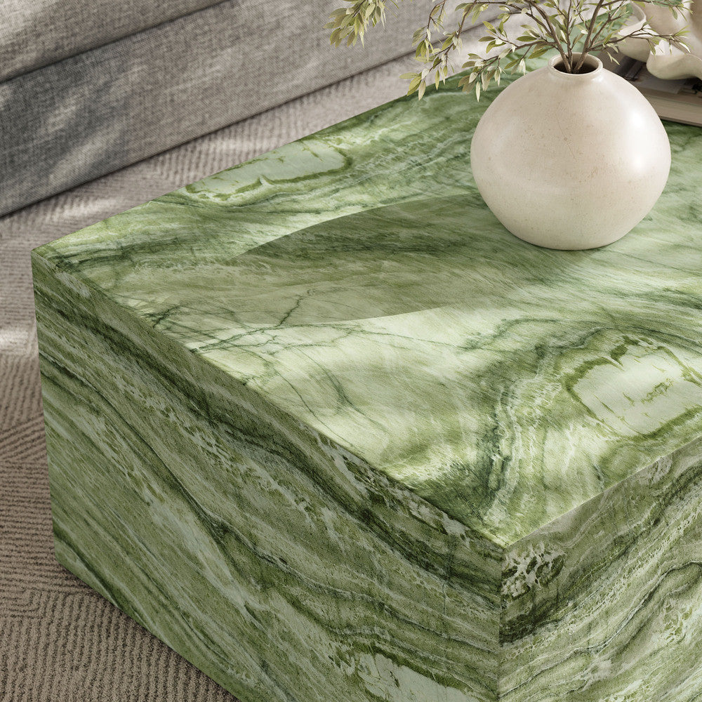Modway Jordana Square Plinth Indoor - Outdoor Patio Concrete Coffee Table by Modway-EEI-7095