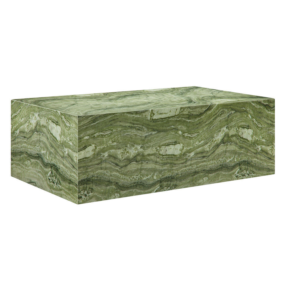 Modway Jordana Square Plinth Indoor - Outdoor Patio Concrete Coffee Table by Modway-EEI-7095