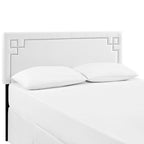 MOD-5401-WHI Josie Upholstered Vinyl Queen Headboard by Modway
