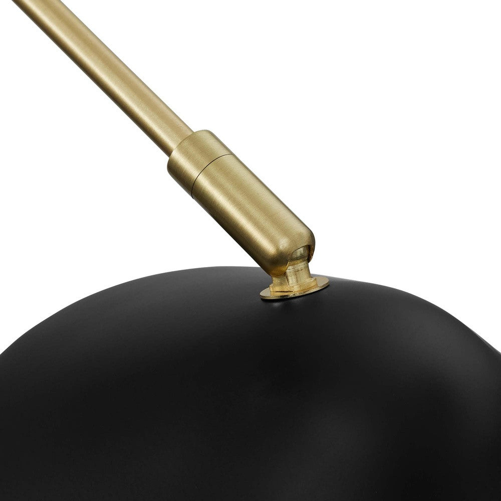 EEI-5294-BLK Journey 2-Light Swing Arm Wall Sconce by Modway