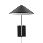 EEI-5295-BLK Journey 24" Swing Arm Wall Sconce by Modway