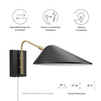 EEI-5296 Journey 7" Swing Arm Wall Sconce by Modway