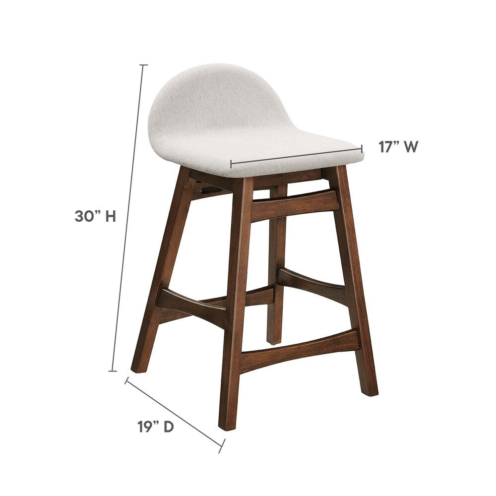 EEI-6555 Juno Wood Counter Stool Set of 2 by Modway