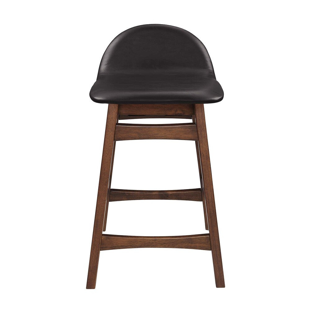 EEI-6556-BRN Juno Wood Counter Stool Set of 2 by Modway