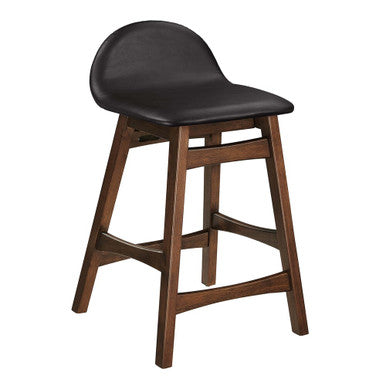 Modway EEI-6556-BRN Juno Wood Counter Stool Set of 2 Brown