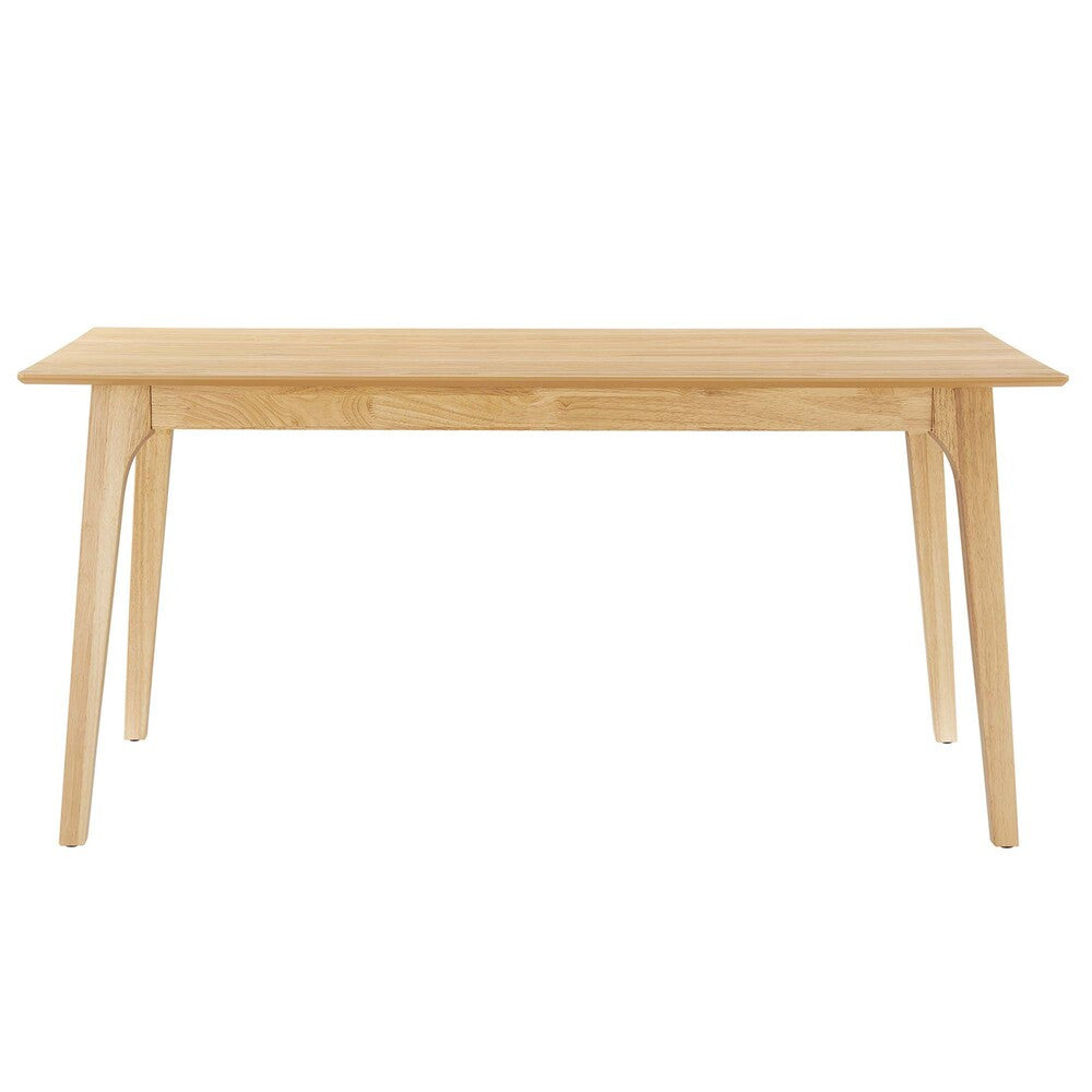 EEI-6017-OAK-OAK Juxtapose 63" Rectangle Dining Table by Modway
