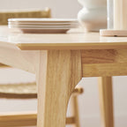 EEI-6017-OAK-OAK Juxtapose 63" Rectangle Dining Table by Modway