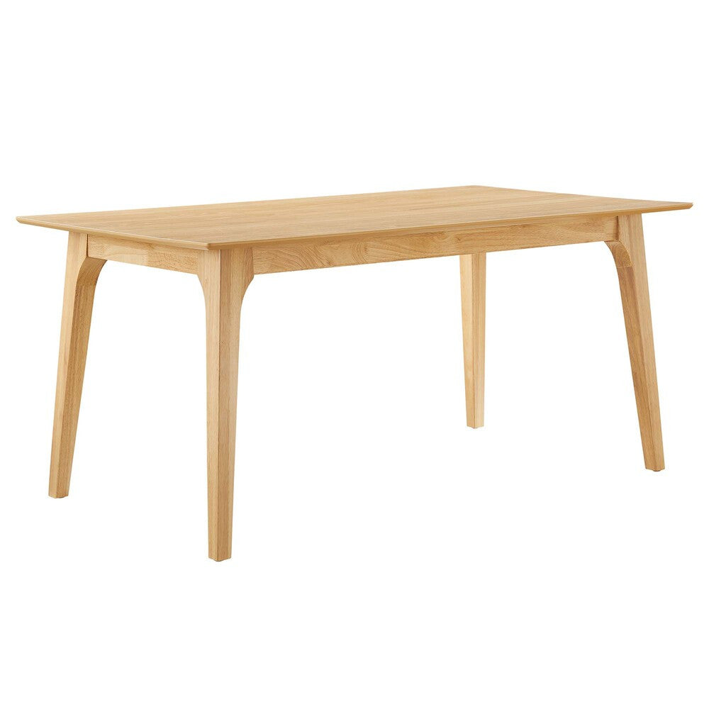 EEI-6017-OAK-OAK Juxtapose 63" Rectangle Dining Table by Modway