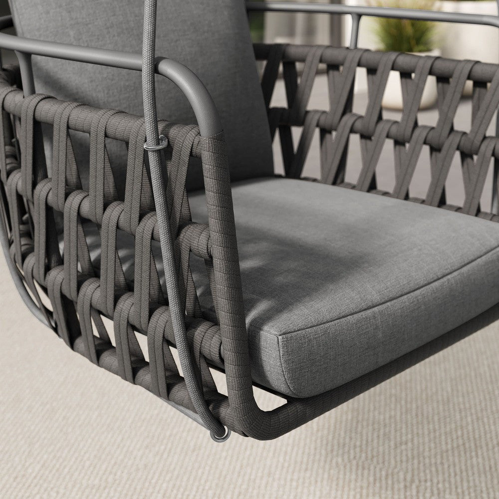 EEI-6949 Kaliah Outdoor Patio Aluminum Swing Chair by Modway
