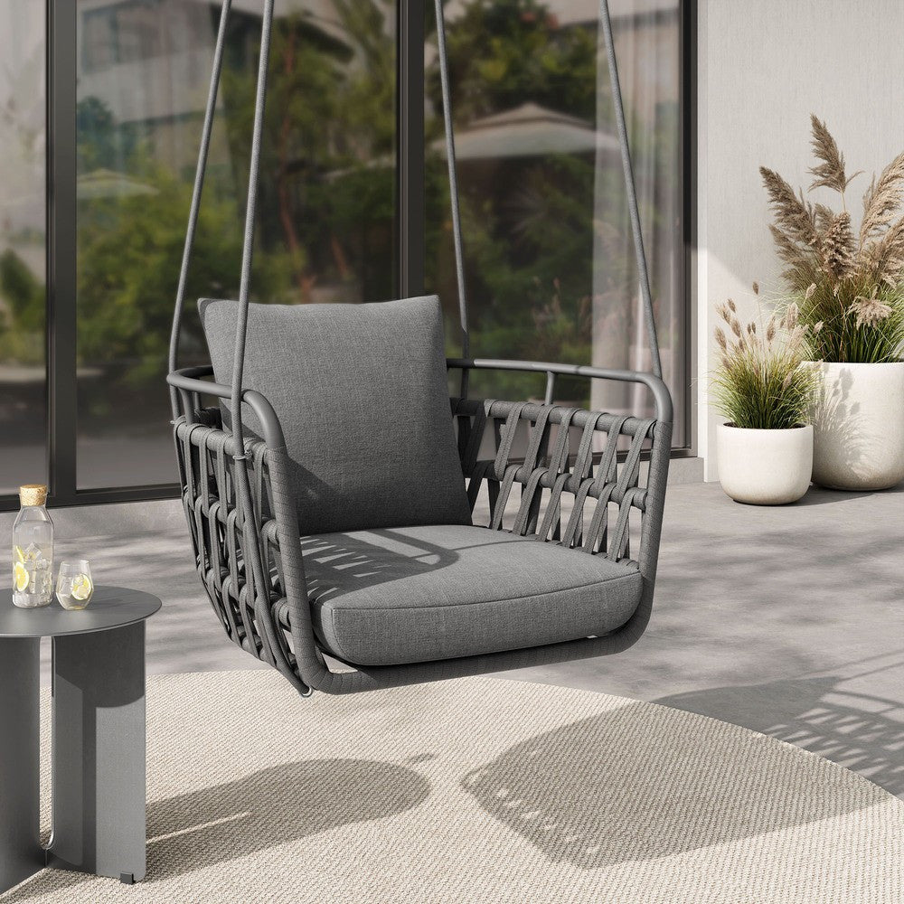 EEI-6949 Kaliah Outdoor Patio Aluminum Swing Chair by Modway