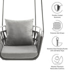 EEI-6949 Kaliah Outdoor Patio Aluminum Swing Chair by Modway