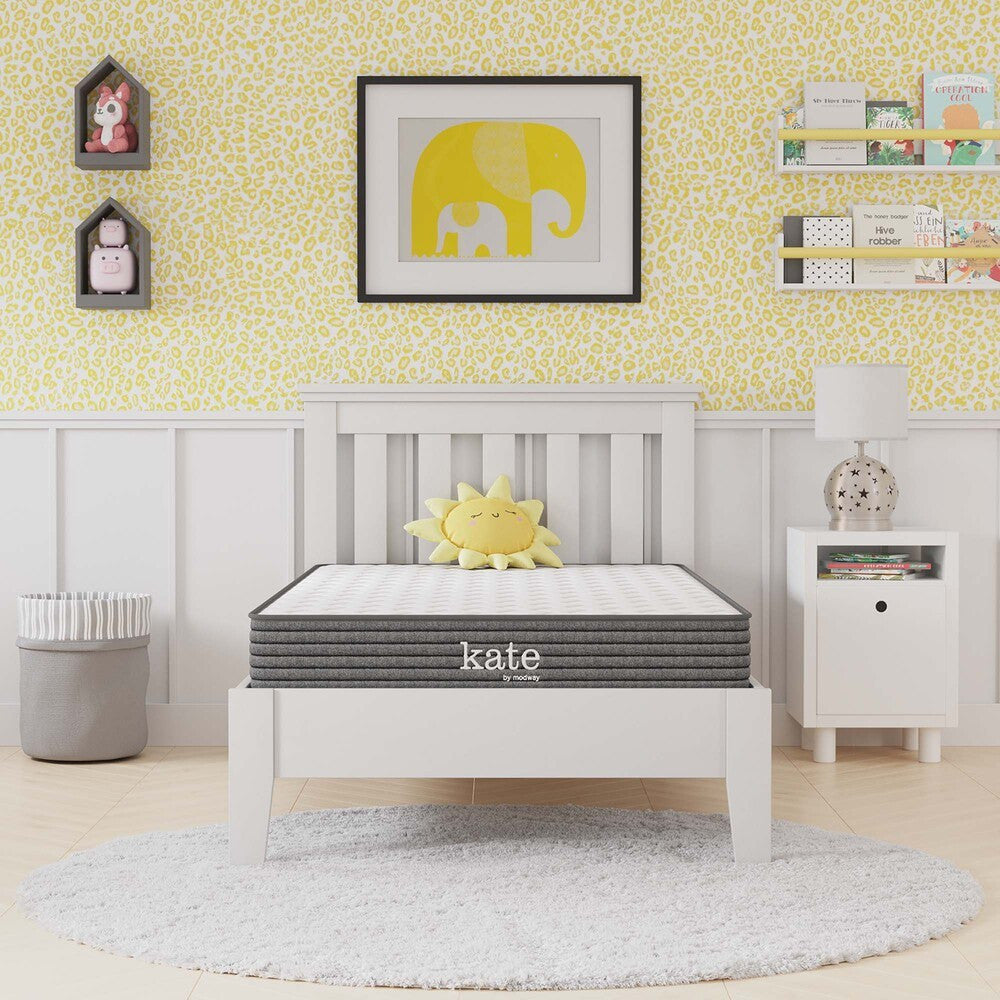 MOD-7097-WHI Kate 6" Narrow Twin Mattress by Modway