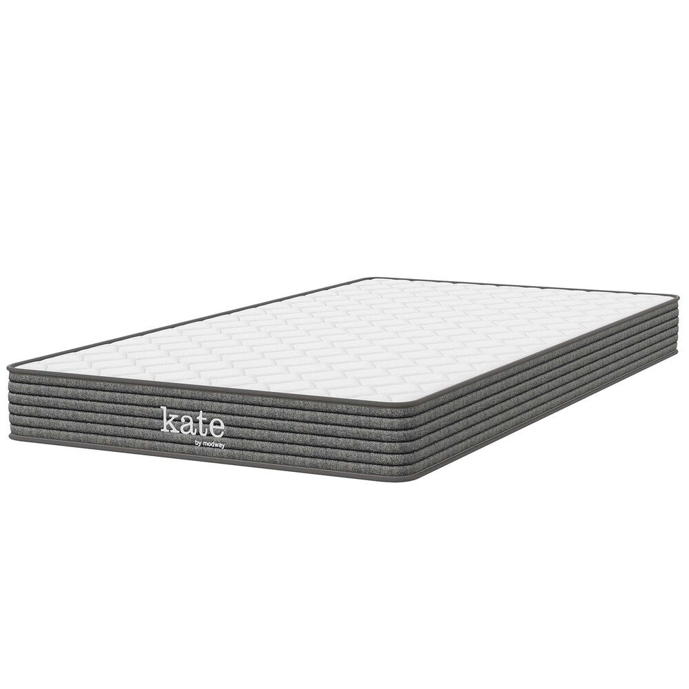 MOD-7097-WHI Kate 6" Narrow Twin Mattress by Modway