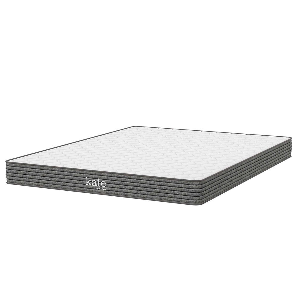 MOD-5774-WHI Kate 6" Queen Mattress by Modway