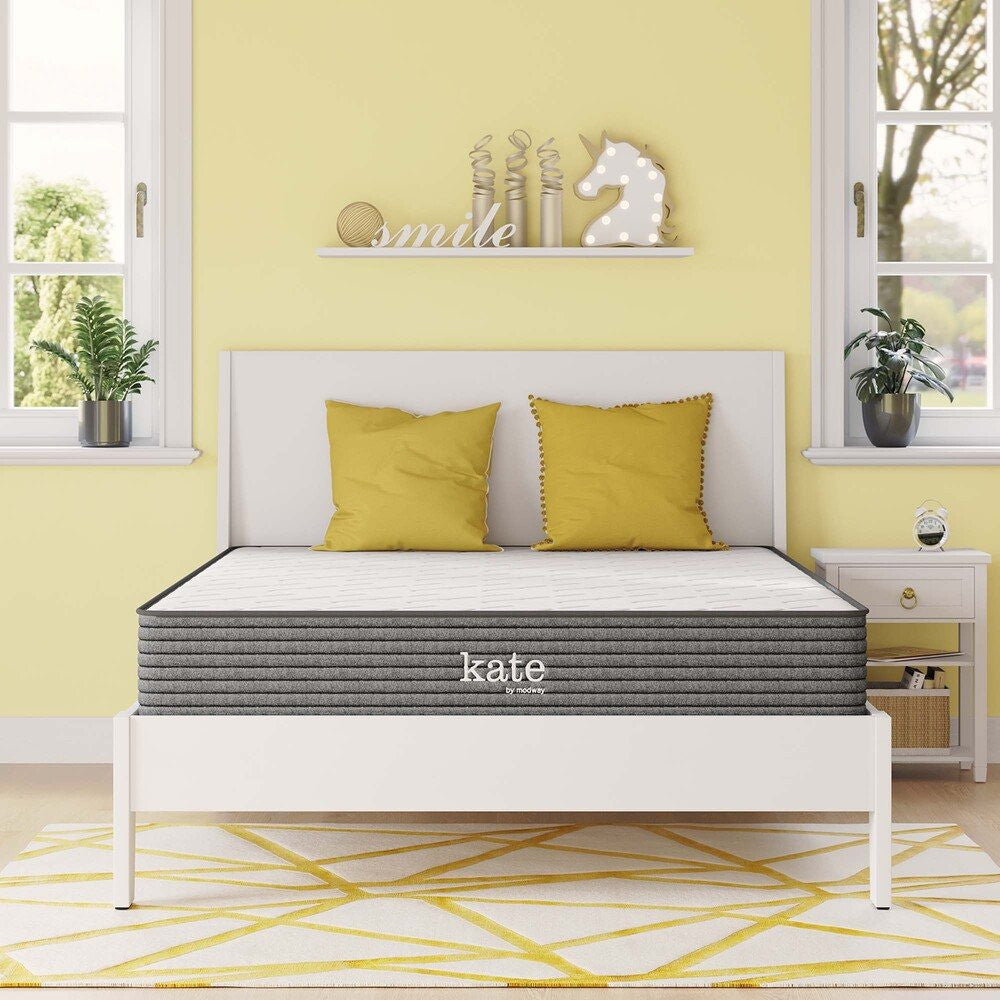 MOD-5777-WHI Kate 8" Full Mattress by Modway