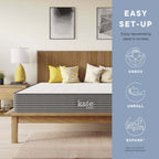MOD-5779-WHI Kate 8" King Mattress by Modway