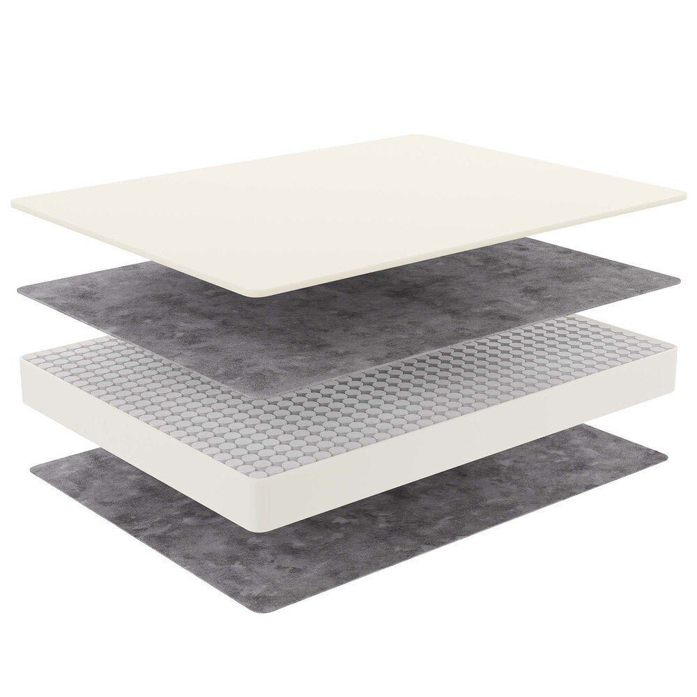MOD-5779-WHI Kate 8" King Mattress by Modway
