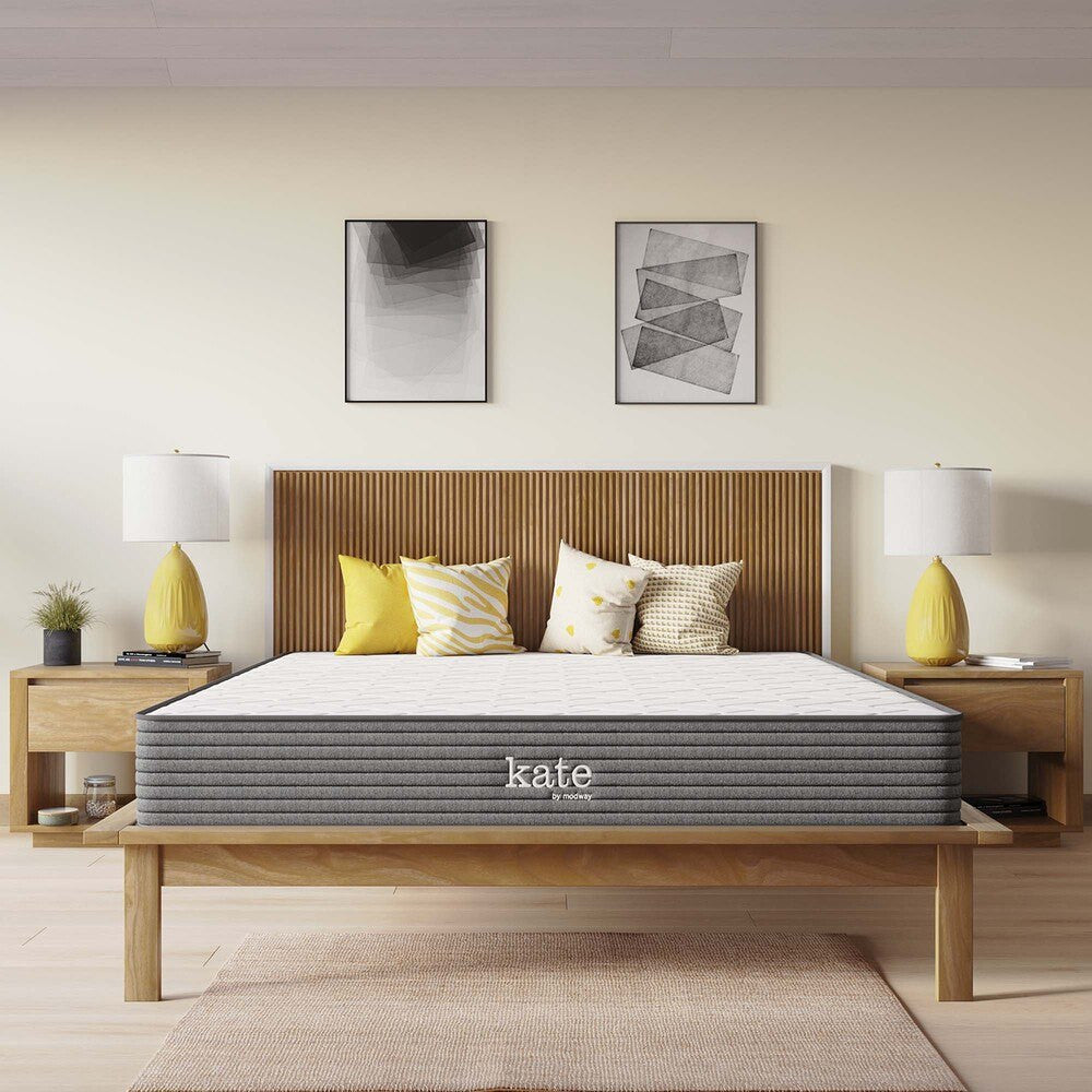 MOD-5778-WHI Kate 8" Queen Mattress by Modway