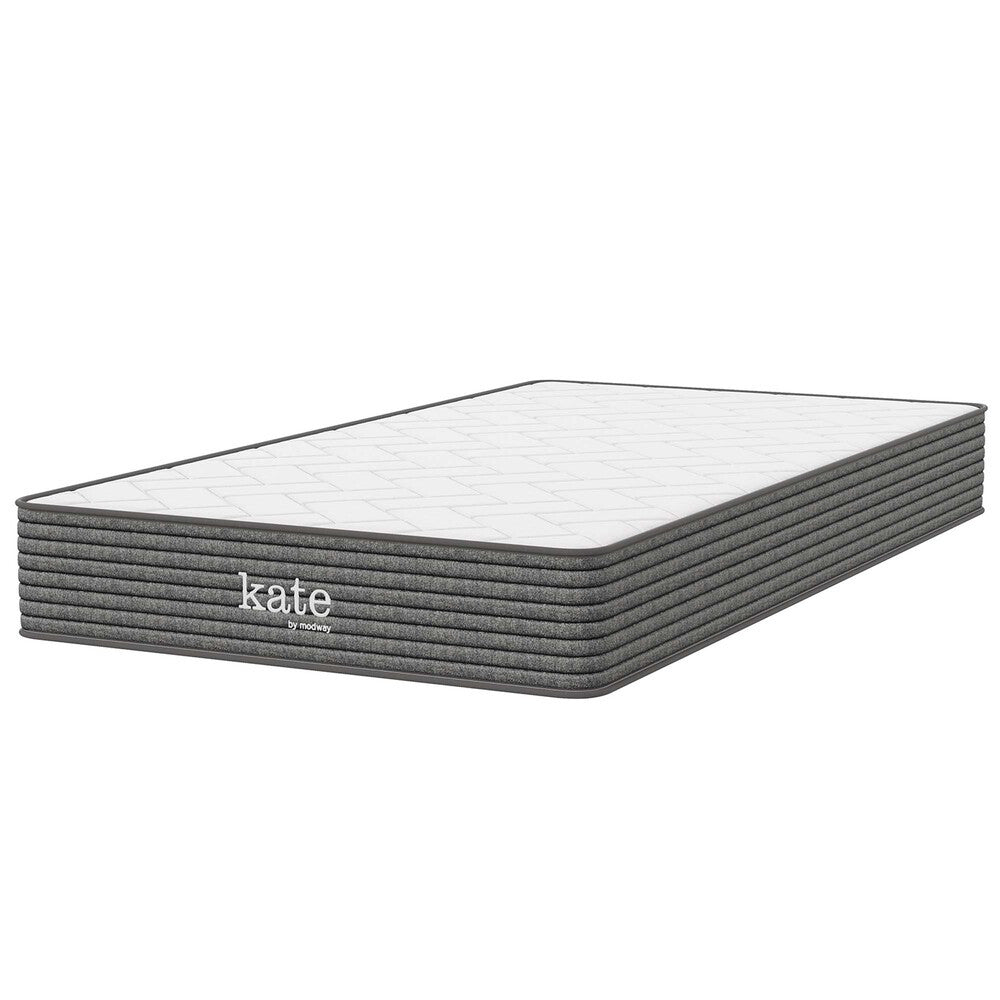 MOD-5776-WHI Kate 8" Twin Mattress by Modway