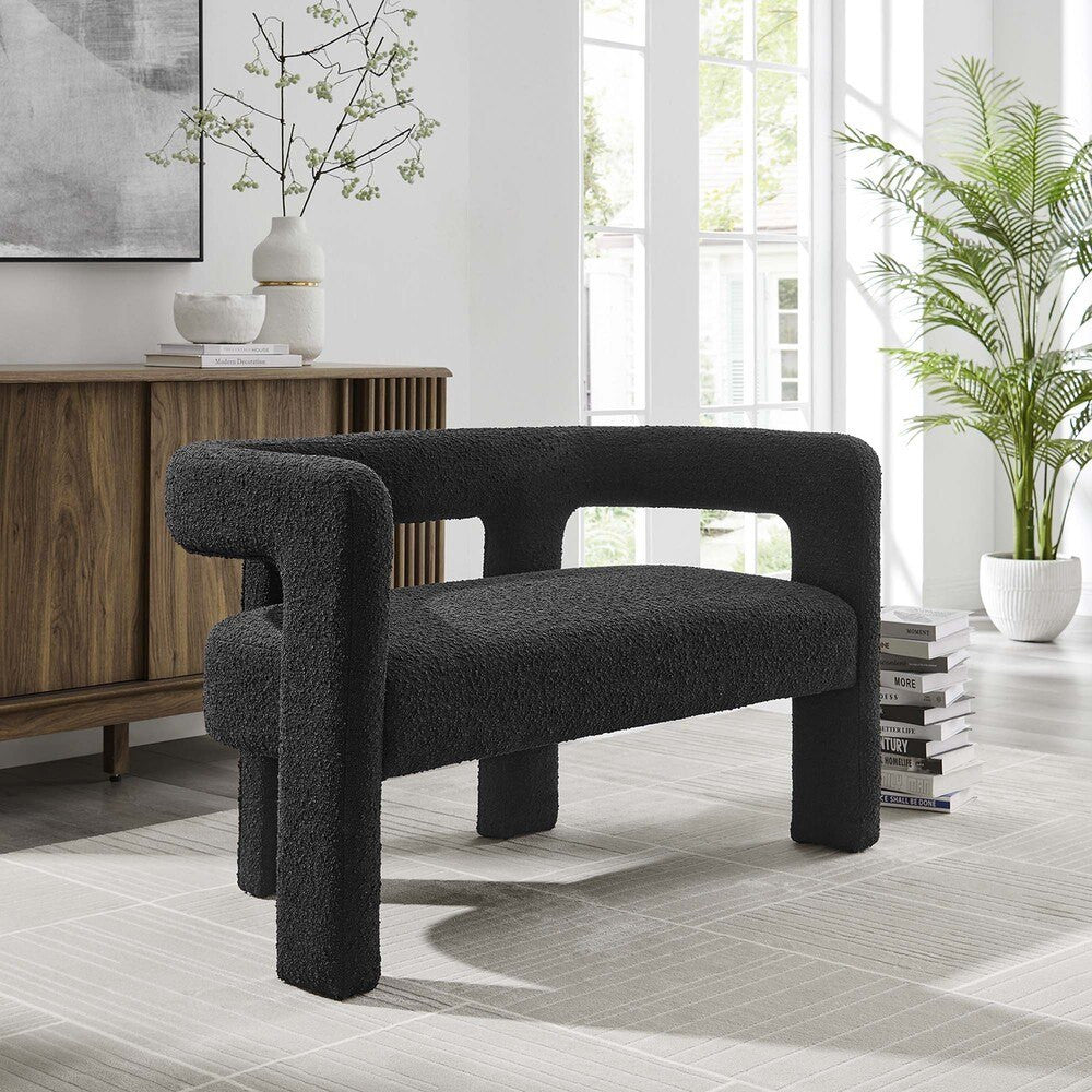 EEI-6477 Kayla Boucle Upholstered Loveseat by Modway